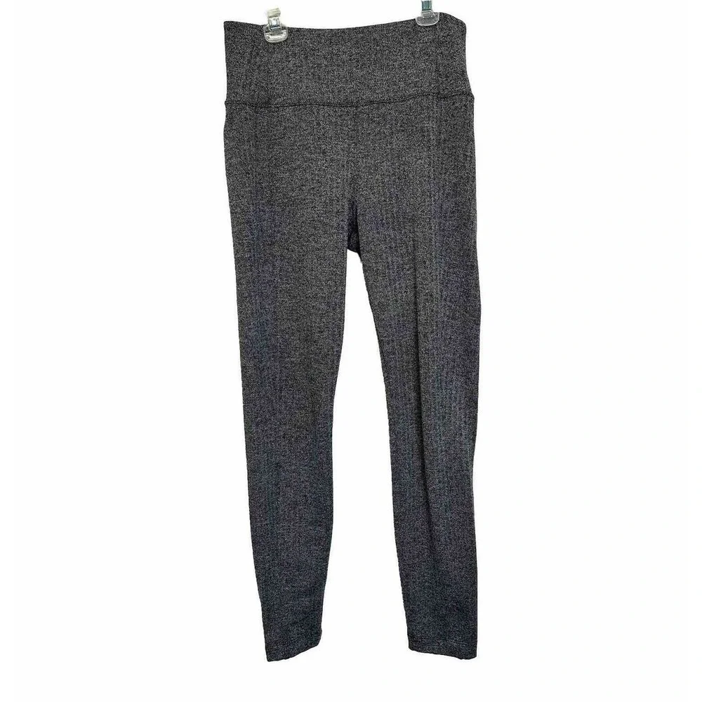 rise Delancey Herringbone Tight Gray Black Size‎ Small Athletic Pants High-ris